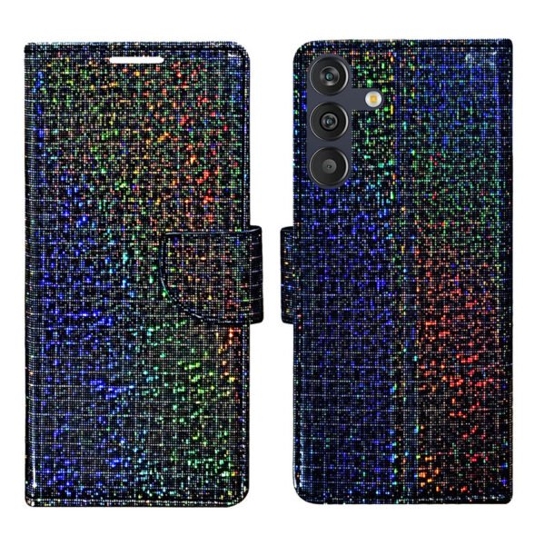 Dhar Flips Glitter Flip Cover Samsung M13 4G   | Leather Finish | Shock Proof | Magnetic Clouser | Light Weight | Compatible with Samsung M13 4G  Cover | Best Designer Cover For Samsung M13 4G