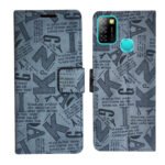 Dhar Flips Grey ATZ Flip Cover Infinix Smart 5A | Leather Finish | Shock Proof | Magnetic Clouser | Light Weight | Compatible with Infinix Smart 5A Cover | Best Designer Cover For Infinix Smart 5A