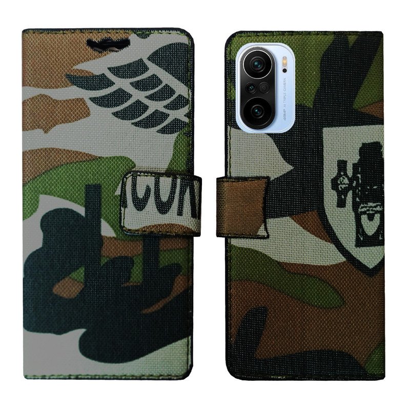 Dhar Flips Army Flip Cover Mi 11X | Leather Finish | Shock Proof | Magnetic Clouser | Light Weight | Compatible with Mi 11X Cover | Best Designer Cover For Mi 11X