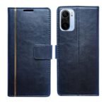 Dhar Flips Black GP Flip Cover Mi 11X | Leather Finish | Shock Proof | Magnetic Clouser | Light Weight | Compatible with Mi 11X Cover | Best Designer Cover For Mi 11X