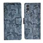 Dhar Flips Grey ATZ Flip Cover One Plus Nord 2 | Leather Finish | Shock Proof | Magnetic Clouser | Light Weight | Compatible with One Plus Nord 2 Cover | Best Designer Cover For One Plus Nord 2