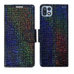 Dhar Flips Glitter Flip Cover Samsung F42 5G | Leather Finish | Shock Proof | Magnetic Clouser | Light Weight | Compatible with Samsung F42 5G Cover | Best Designer Cover For Samsung F42 5G