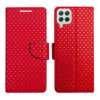 Dhar Flips Red Dot Flip Cover Samsung A22 4G | Leather Finish | Shock Proof | Magnetic Clouser | Light Weight | Compatible with Samsung A22 4G Cover | Best Designer Cover For Samsung A22 4G