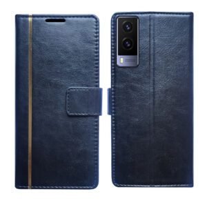 Dhar Flips Black GP Flip Cover Vivo V21e 5G | Leather Finish | Shock Proof | Magnetic Clouser | Light Weight | Compatible with Vivo V21e 5G Cover | Best Designer Cover For Vivo V21e 5G