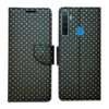 Dhar Flips Black Dot Flip Cover Realme 5 | Leather Finish | Shock Proof | Magnetic Clouser | Light Weight | Compatible with Realme 5 Cover | Best Designer Cover For Realme 5