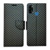 Dhar Flips Black Dot Flip Cover Infinix Smart 4 Plus | Leather Finish | Shock Proof | Magnetic Clouser | Light Weight | Compatible with Infinix Smart 4 Plus Cover | Best Designer Cover For Infinix Smart 4 Plus