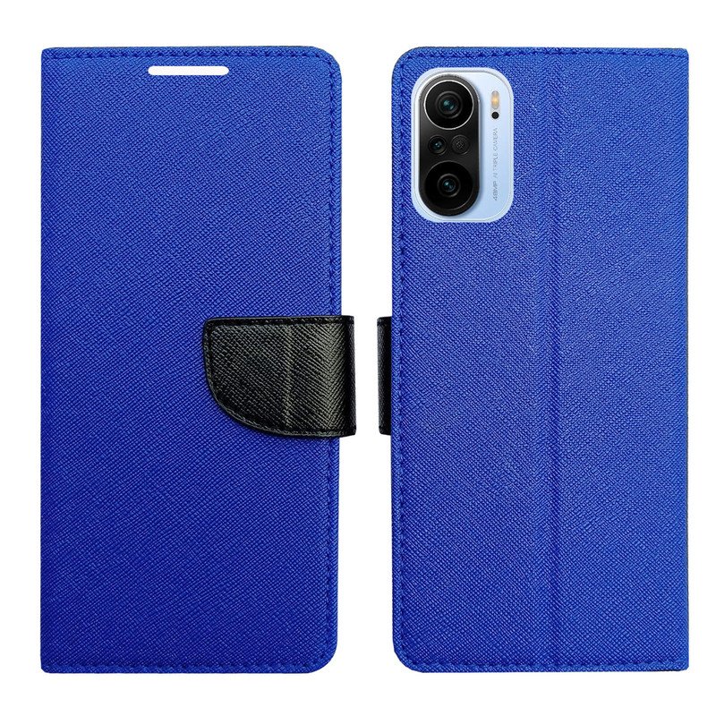 Dhar Flips Blue MRC Flip Cover Mi 11X | Leather Finish | Shock Proof | Magnetic Clouser | Light Weight | Compatible with Mi 11X Cover | Best Designer Cover For Mi 11X