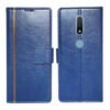 Dhar Flips Blue GP Flip Cover Nokia 2.4 | Leather Finish | Shock Proof | Magnetic Clouser | Light Weight | Compatible with Nokia 2.4 Cover | Best Designer Cover For Nokia 2.4