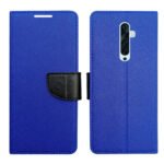 Dhar Flips Blue MRC Flip Cover Oppo Reno 2Z | Leather Finish | Shock Proof | Magnetic Clouser | Light Weight | Compatible with Oppo Reno 2Z Cover | Best Designer Cover For Oppo Reno 2Z