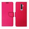 Dhar Flips Pink Dot Flip Cover Oppo Reno 2Z | Leather Finish | Shock Proof | Magnetic Clouser | Light Weight | Compatible with Oppo Reno 2Z Cover | Best Designer Cover For Oppo Reno 2Z