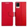 Dhar Flips Red Dot Flip Cover Oppo A54 | Leather Finish | Shock Proof | Magnetic Clouser | Light Weight | Compatible with Oppo A54 Cover | Best Designer Cover For Oppo A54