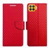 Dhar Flips Red Dot Flip Cover Oppo F17 Pro | Leather Finish | Shock Proof | Magnetic Clouser | Light Weight | Compatible with Oppo F17 Pro Cover | Best Designer Cover For Oppo F17 Pro