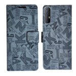 Dhar Flips Grey ATZ Flip Cover Oppo Reno 3 Pro | Leather Finish | Shock Proof | Magnetic Clouser | Light Weight | Compatible with Oppo Reno 3 Pro Cover | Best Designer Cover For Oppo Reno 3 Pro