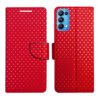 Dhar Flips Red Dot Flip Cover Oppo Reno 5 Pro | Leather Finish | Shock Proof | Magnetic Clouser | Light Weight | Compatible with Oppo Reno 5 Pro Cover | Best Designer Cover For Oppo Reno 5 Pro