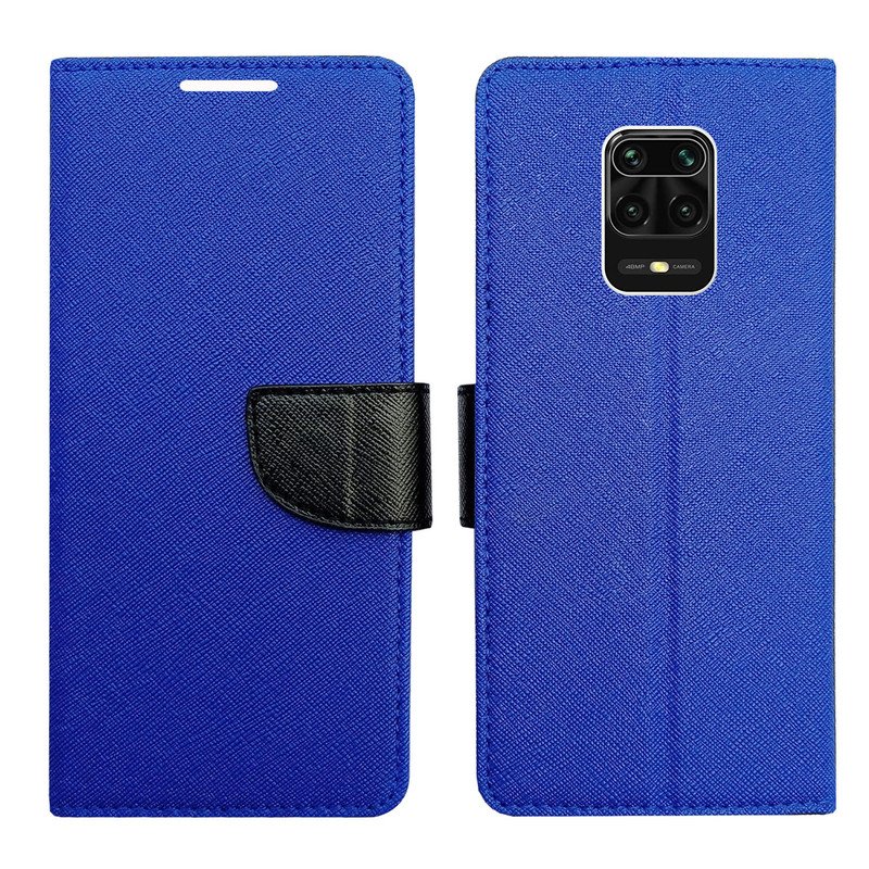 Dhar Flips Blue MRC Flip Cover Redmi Note 10 Lite | Leather Finish | Shock Proof | Magnetic Clouser | Light Weight | Compatible with Redmi Note 10 Lite Cover | Best Designer Cover For Redmi Note 10 Lite