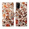 Dhar Flips Orange Pattern Flip Cover Samsung M02s | Leather Finish | Shock Proof | Magnetic Clouser | Light Weight | Compatible with Samsung M02s Cover | Best Designer Cover For Samsung M02s