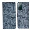 Dhar Flips Grey ATZ Flip Cover Samsung S20 FE | Leather Finish | Shock Proof | Magnetic Clouser | Light Weight | Compatible with Samsung S20 FE Cover | Best Designer Cover For Samsung S20 FE