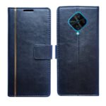 Dhar Flips Black GP Flip Cover Vivo S1 Pro | Leather Finish | Shock Proof | Magnetic Clouser | Light Weight | Compatible with Vivo S1 Pro Cover | Best Designer Cover For Vivo S1 Pro