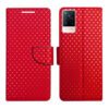 Dhar Flips Red Dot Flip Cover Vivo V21 5G | Leather Finish | Shock Proof | Magnetic Clouser | Light Weight | Compatible with Vivo V21 5G Cover | Best Designer Cover For Vivo V21 5G