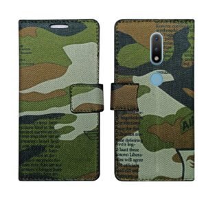 Dhar Flips Army Flip Cover Nokia 2.4 | Leather Finish | Shock Proof | Magnetic Clouser | Light Weight | Compatible with Nokia 2.4 Cover | Best Designer Cover For Nokia 2.4