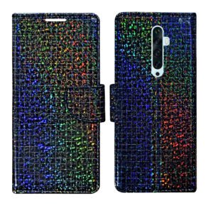 Dhar Flips Glitter Flip Cover Oppo Reno 2Z | Leather Finish | Shock Proof | Magnetic Clouser | Light Weight | Compatible with Oppo Reno 2Z Cover | Best Designer Cover For Oppo Reno 2Z