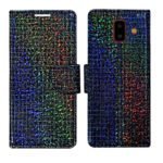 Dhar Flips Glitter Flip Cover Samsung J6 Plus | Leather Finish | Shock Proof | Magnetic Clouser | Light Weight | Compatible with Samsung J6 Plus Cover | Best Designer Cover For Samsung J6 Plus