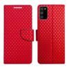 Dhar Flips Red Dot Flip Cover Samsung M02s | Leather Finish | Shock Proof | Magnetic Clouser | Light Weight | Compatible with Samsung M02s Cover | Best Designer Cover For Samsung M02s