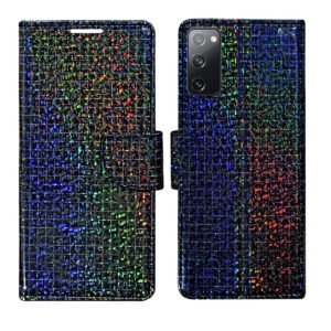 Dhar Flips Glitter Flip Cover Samsung S20 FE | Leather Finish | Shock Proof | Magnetic Clouser | Light Weight | Compatible with Samsung S20 FE Cover | Best Designer Cover For Samsung S20 FE