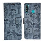 Dhar Flips Grey ATZ Flip Cover Lava Z6 | Leather Finish | Shock Proof | Magnetic Clouser | Light Weight | Compatible with Lava Z6 Cover | Best Designer Cover For Lava Z6