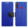 Dhar Flips Blue MRC Flip Cover Lava Z6 | Leather Finish | Shock Proof | Magnetic Clouser | Light Weight | Compatible with Lava Z6 Cover | Best Designer Cover For Lava Z6