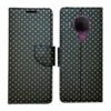 Dhar Flips Black Dot Flip Cover Nokia 5.4 | Leather Finish | Shock Proof | Magnetic Clouser | Light Weight | Compatible with Nokia 5.4 Cover | Best Designer Cover For Nokia 5.4