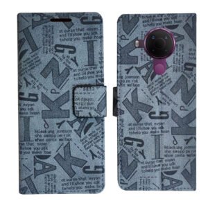 Dhar Flips Grey ATZ Flip Cover Nokia 5.4 | Leather Finish | Shock Proof | Magnetic Clouser | Light Weight | Compatible with Nokia 5.4 Cover | Best Designer Cover For Nokia 5.4