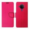 Dhar Flips Pink Dot Flip Cover Nokia 5.4 | Leather Finish | Shock Proof | Magnetic Clouser | Light Weight | Compatible with Nokia 5.4 Cover | Best Designer Cover For Nokia 5.4