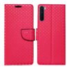 Dhar Flips Pink Dot Flip Cover One Plus Nord | Leather Finish | Shock Proof | Magnetic Clouser | Light Weight | Compatible with One Plus Nord Cover | Best Designer Cover For One Plus Nord