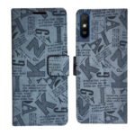 Dhar Flips Grey ATZ Flip Cover Redmi 9i | Leather Finish | Shock Proof | Magnetic Clouser | Light Weight | Compatible with Redmi 9i Cover | Best Designer Cover For Redmi 9i