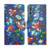 Dhar Flips Blue Pattern Flip Cover Samsung M21 2021 | Leather Finish | Shock Proof | Magnetic Clouser | Light Weight | Compatible with Samsung M21 2021 Cover | Best Designer Cover For Samsung M21 2021