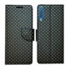 Dhar Flips Black Dot Flip Cover Samsung A7 2018 | Leather Finish | Shock Proof | Magnetic Clouser | Light Weight | Compatible with Samsung A7 2018 Cover | Best Designer Cover For Samsung A7 2018