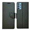 Dhar Flips Black Dot Flip Cover Samsung M32 5G | Leather Finish | Shock Proof | Magnetic Clouser | Light Weight | Compatible with Samsung M32 5G Cover | Best Designer Cover For Samsung M32 5G