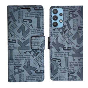 Dhar Flips Grey ATZ Flip Cover Samsung M32 5G | Leather Finish | Shock Proof | Magnetic Clouser | Light Weight | Compatible with Samsung M32 5G Cover | Best Designer Cover For Samsung M32 5G