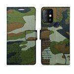 Dhar Flips Army Flip Cover Infinix Hot 10 | Leather Finish | Shock Proof | Magnetic Clouser | Light Weight | Compatible with Infinix Hot 10 Cover | Best Designer Cover For Infinix Hot 10