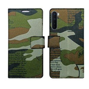 Dhar Flips Army Flip Cover One Plus Nord | Leather Finish | Shock Proof | Magnetic Clouser | Light Weight | Compatible with One Plus Nord Cover | Best Designer Cover For One Plus Nord