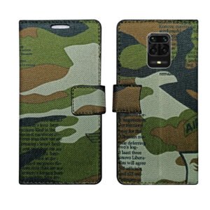 Dhar Flips Army Flip Cover Poco M2 Pro | Leather Finish | Shock Proof | Magnetic Clouser | Light Weight | Compatible with Poco M2 Pro Cover | Best Designer Cover For Poco M2 Pro