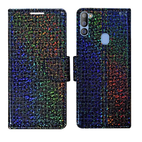 Dhar Flips Cobra Flip Cover Samsung M21 2021 | Leather Finish | Shock Proof | Magnetic Clouser | Light Weight | Compatible with Samsung M21 2021 Cover | Best Designer Cover For Samsung M21 2021