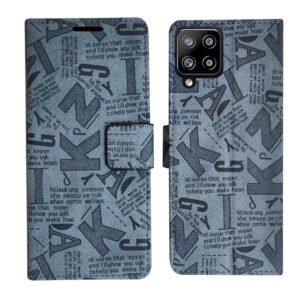 Dhar Flips Grey ATZ Flip Cover Samsung M42 | Leather Finish | Shock Proof | Magnetic Clouser | Light Weight | Compatible with Samsung M42 Cover | Best Designer Cover For Samsung M42