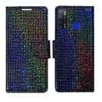 Dhar Flips Glitter Flip Coverfor Tecno Spark 5 Pro | Leather Finish | Shock Proof | Magnetic Clouser Compatible with Tecno Spark 5 Pro