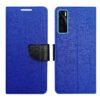 Dhar Flips Blue MRC Flip Cover Vivo V20 SE | Leather Finish | Shock Proof | Magnetic Clouser | Light Weight | Compatible with Vivo V20 SE Cover | Best Designer Cover For Vivo V20 SE