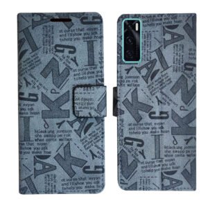 Dhar Flips Grey ATZ Flip Cover Vivo V20 SE | Leather Finish | Shock Proof | Magnetic Clouser | Light Weight | Compatible with Vivo V20 SE Cover | Best Designer Cover For Vivo V20 SE