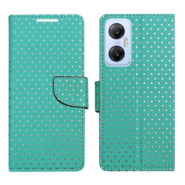 Dhar Flips Firozi Flip Cover Infinix Hot 20 5G   | Leather Finish | Shock Proof | Magnetic Clouser | Light Weight | Compatible with Infinix Hot 20 5G  Cover | Best Designer Cover For Infinix Hot 20 5G