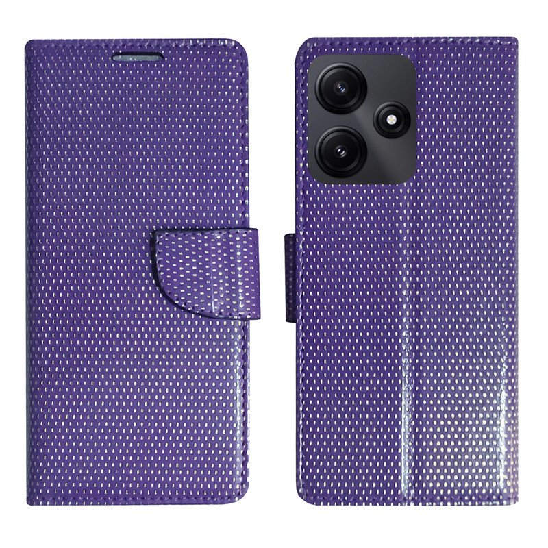 Dhar Flips Net Purple Flip Cover Poco M6 Pro 5G, Leather Finish, Shock  Proof, Magnetic Clouser, Light Weight, Compatible with Poco M6 Pro 5G  Cover